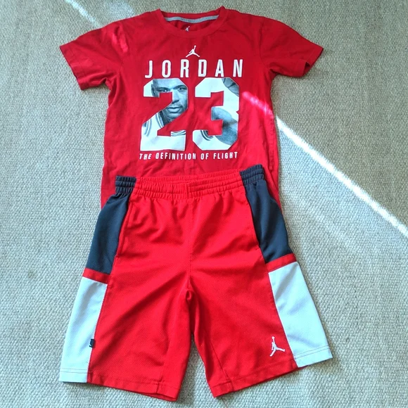 Jordan shirts and shorts cheap
